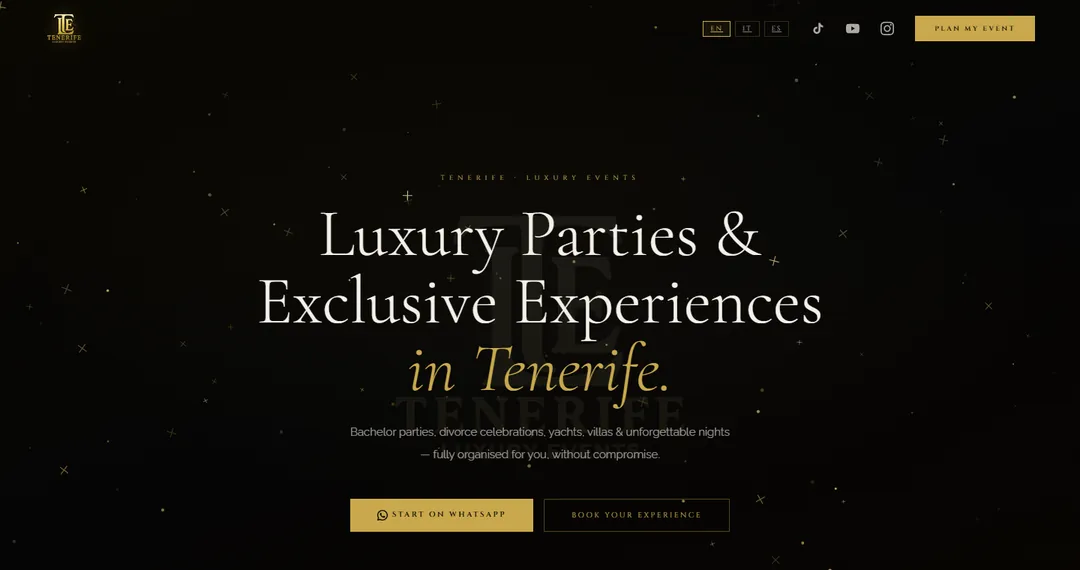 Tenerife Luxury Events